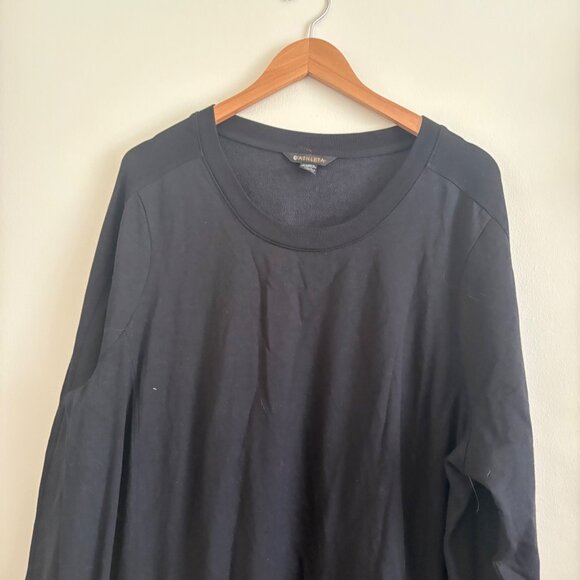 Athleta Athletic Long Sleeve Balance Midi Dress Black Women’s Size 2x - Picture 3 of 10